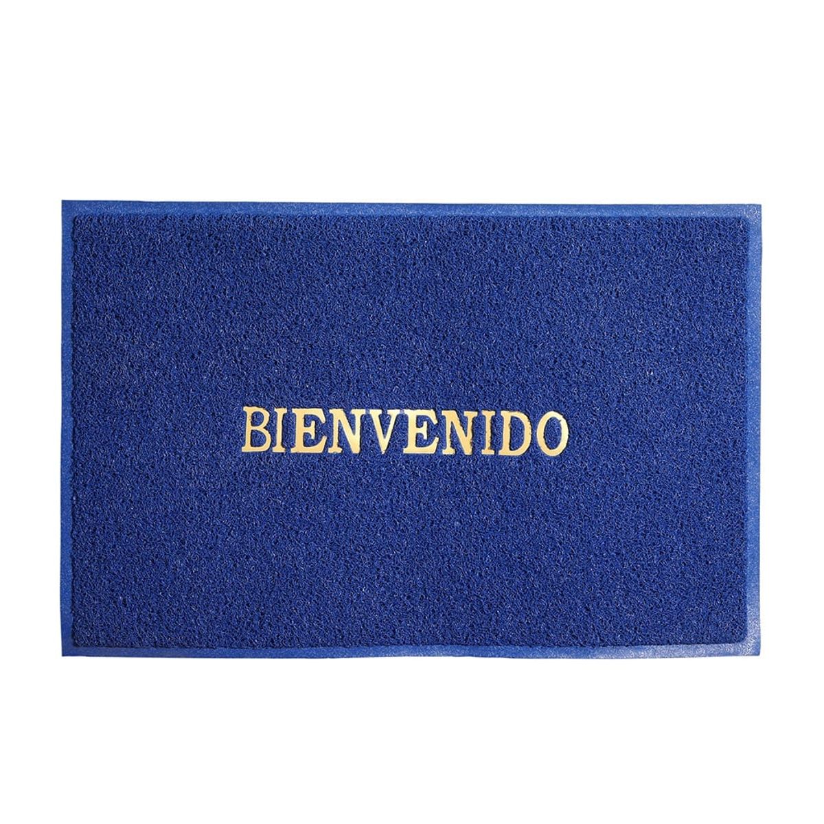 ARTHOME - LIMPIAPIES BIEVENIDO COLOR AZUL 90x60cm ARTHOME