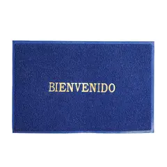 ARTHOME - LIMPIAPIES BIEVENIDO COLOR AZUL 90x60cm