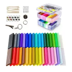 GENERICO - Arcilla Polimérica De 36 Colores Con Accesorios