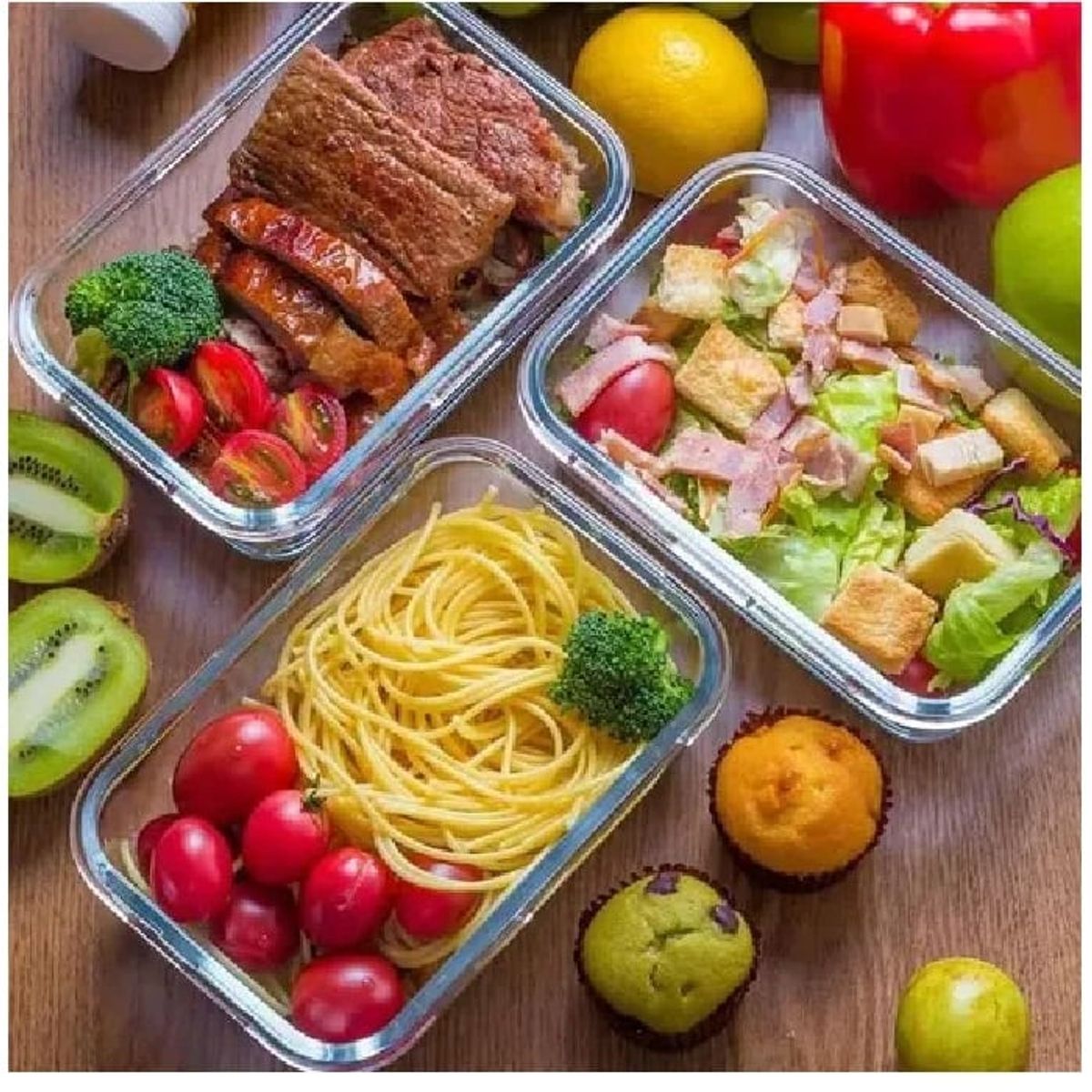 ALLEGRA - Contenedor Hermético Rectangular De 1500ml