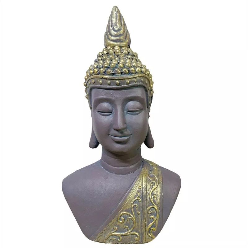 GENERICO - Buda Cabeza Figura Decorativa - S4333
