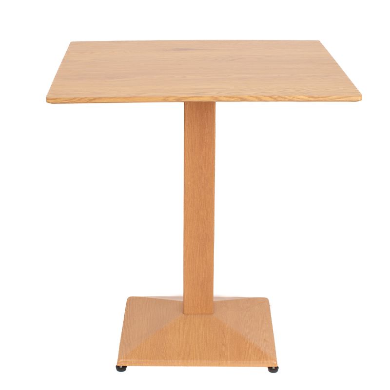 PANDALINO - Mesa cuadrada Chenoa color natural 4 puestos - Marron - 70x70 cm