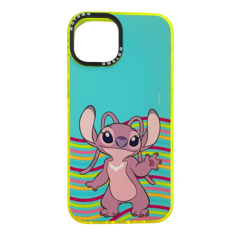 MOTOMO - Carcasa Para iPhone 13 14 Disney Lilo y Stich/Angel Turquesa