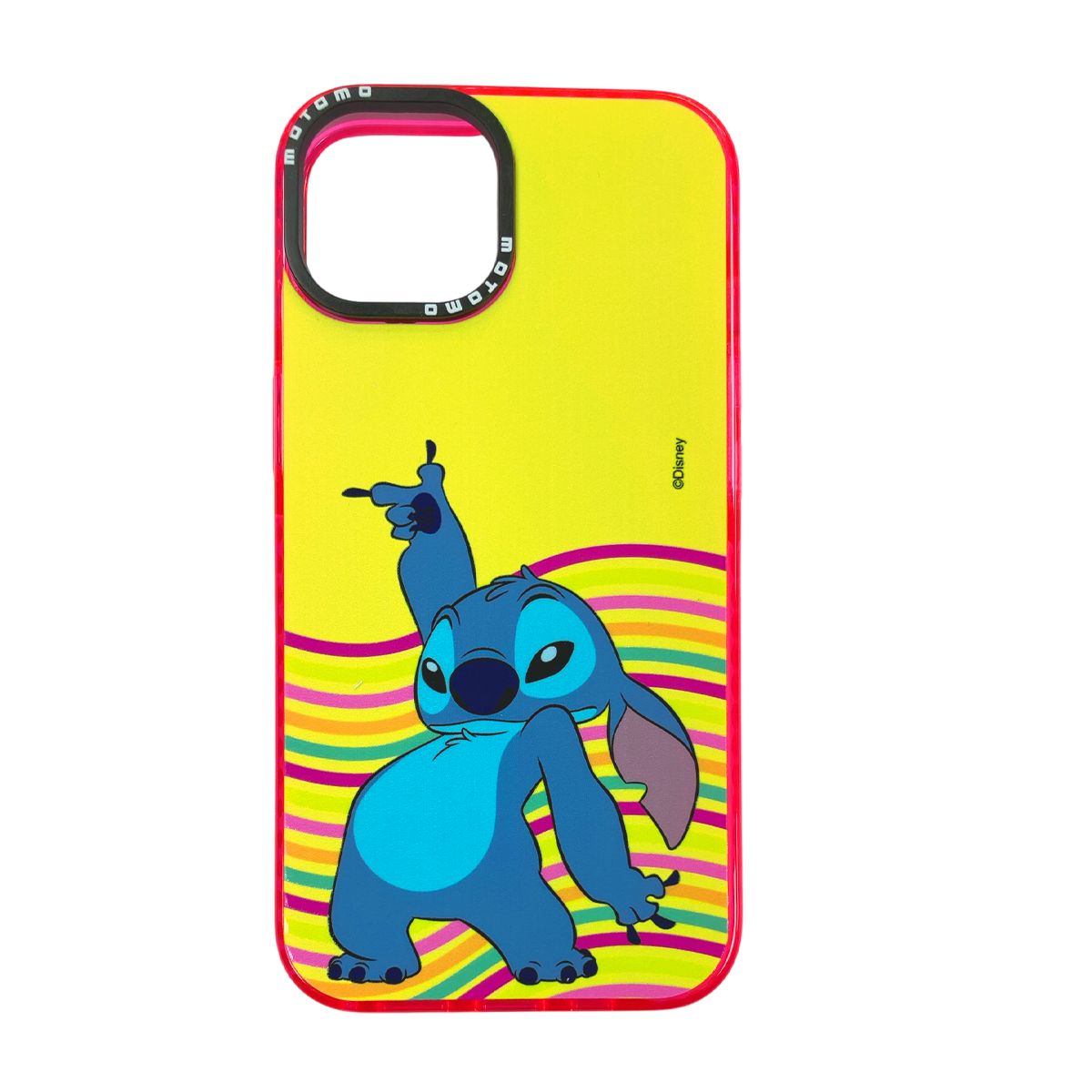 MOTOMO - Carcasa Para iPhone 13 14 Disney Lilo y Stich Amarillo