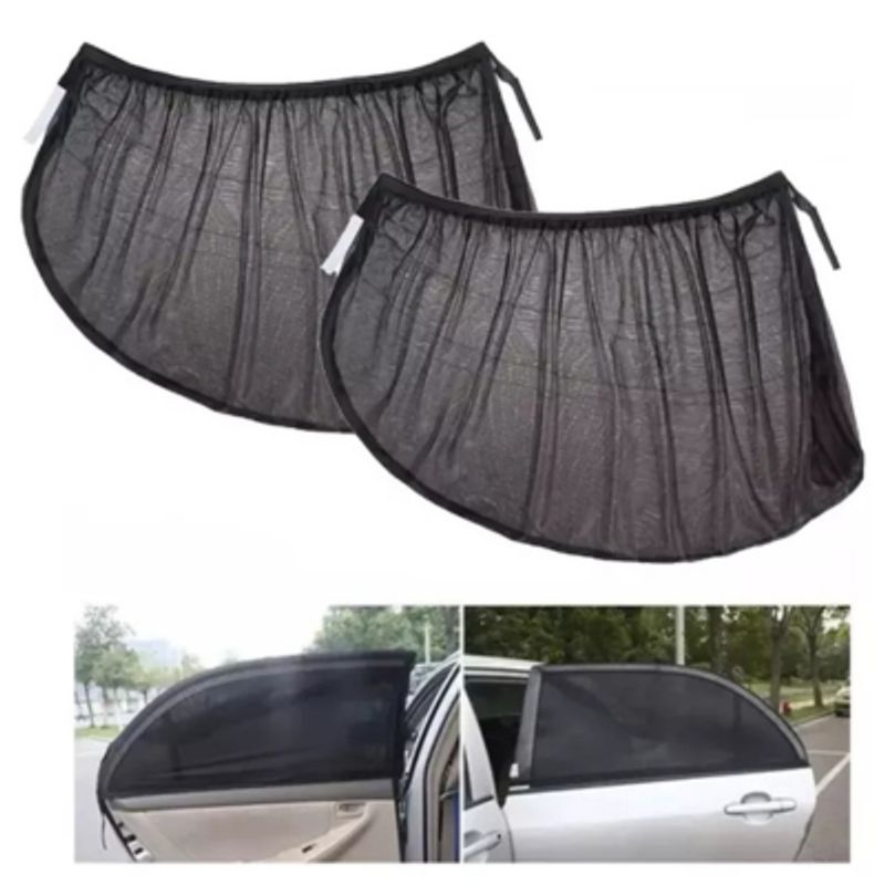 GENERICO - Cubre Ventana Para Autos Laterales Pack 2 Unidades