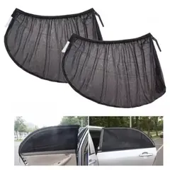 GENERICO - Cubre Ventana Para Autos Laterales Pack 2 Unidades