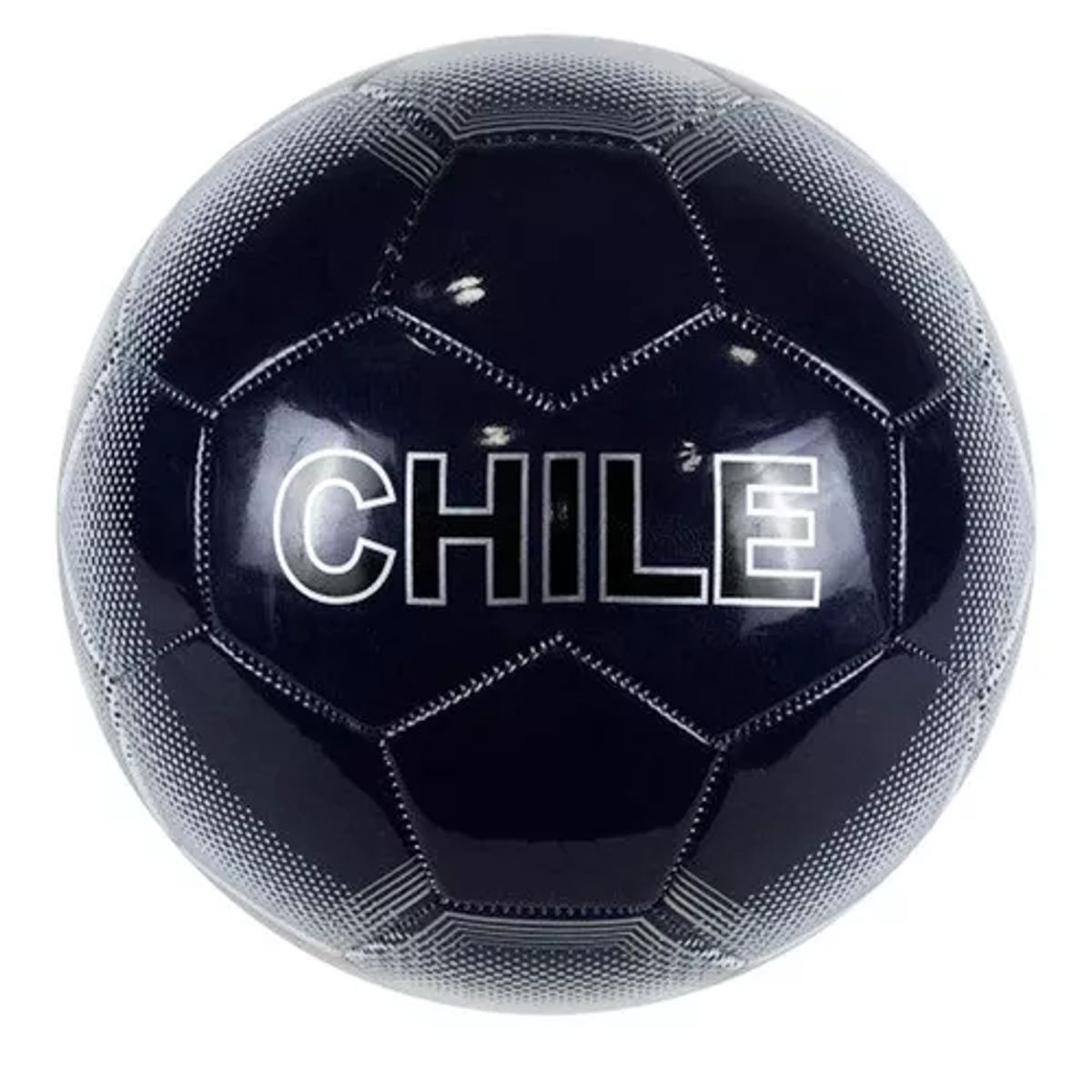 GENERICO - Balon Futbol De Chile 4 Color Blanco