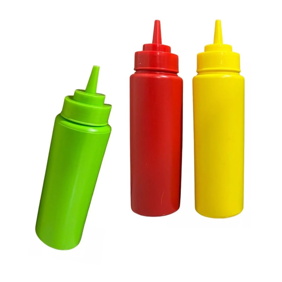 GENERICO - Pack 3 Dispensadores Para Salsa Pote Plastico