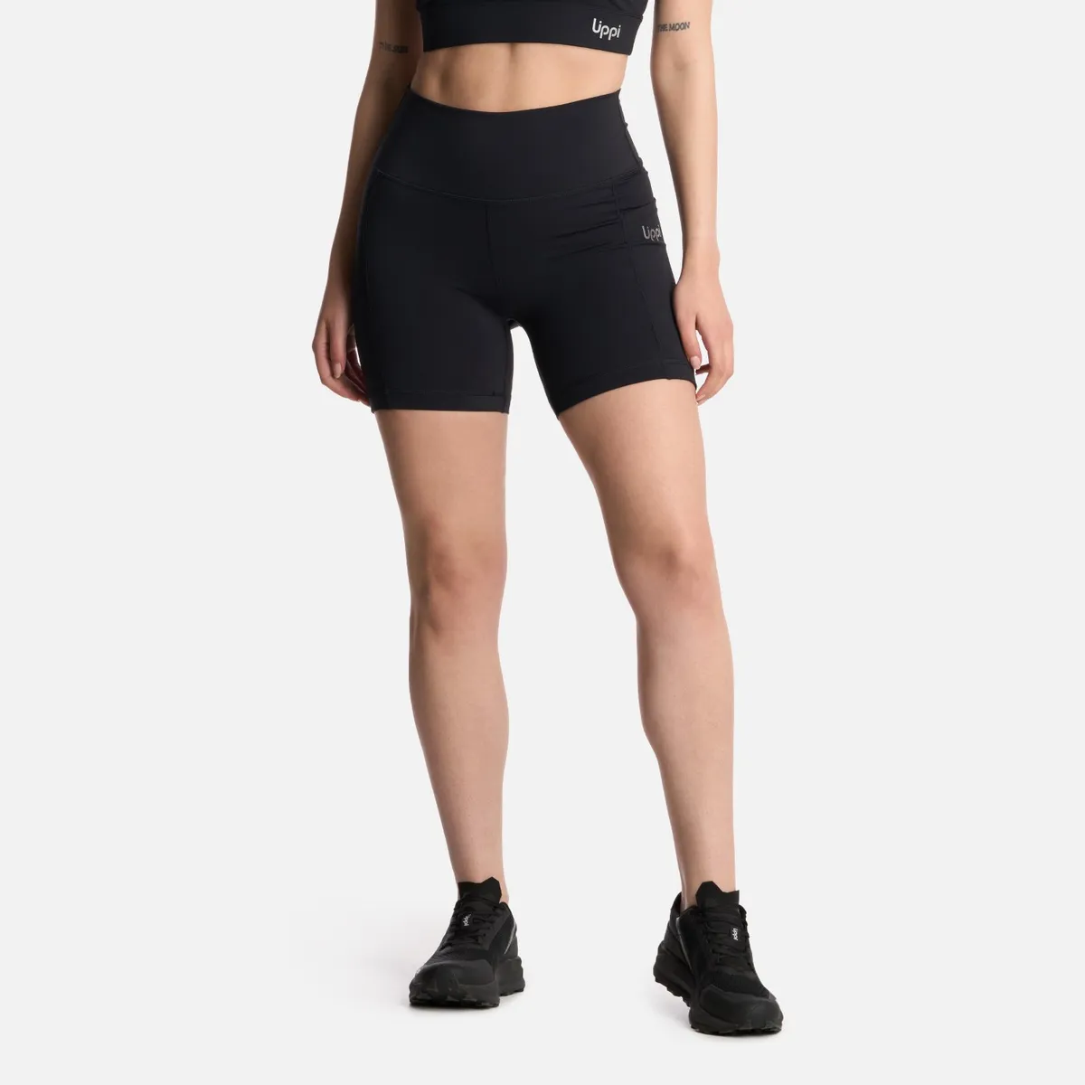 LIPPI - Calza Mujer In-Action Sport Short Leggings Negro Lippi