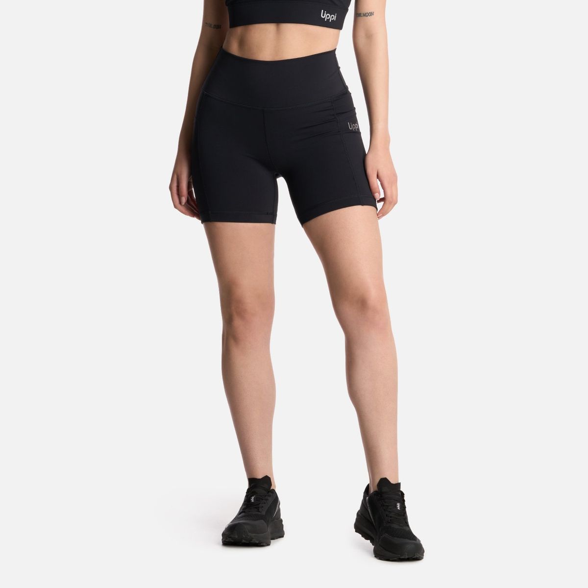 LIPPI - Calza Mujer In-Action Sport Short Leggings Negro Lippi