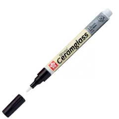SAKURA - Ceramglass - Marcador para cerámica y vidrio 1mm Negro