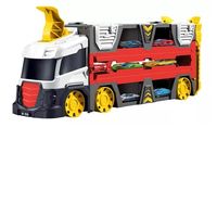 Camion Mega Hauler Pista Autos De Carrera Eyeccion Para Niño
