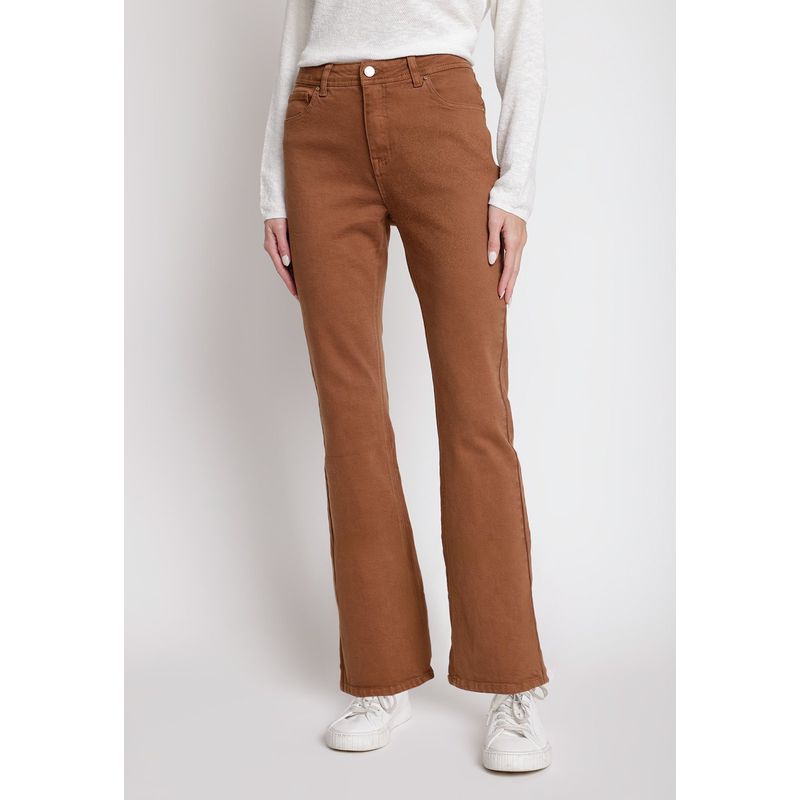CANADIENNE - Jeans de Mujer Modelo Enebro Color Cafe