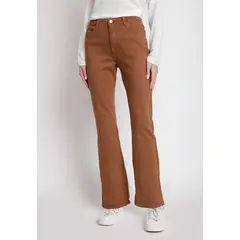 CANADIENNE - Jeans de Mujer Modelo Enebro Color Cafe