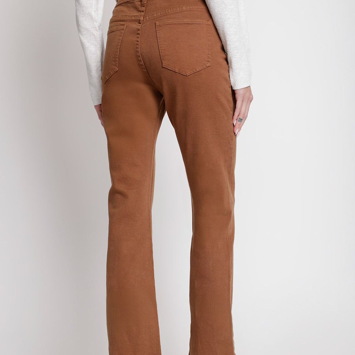 CANADIENNE - Jeans de Mujer Modelo Enebro Café