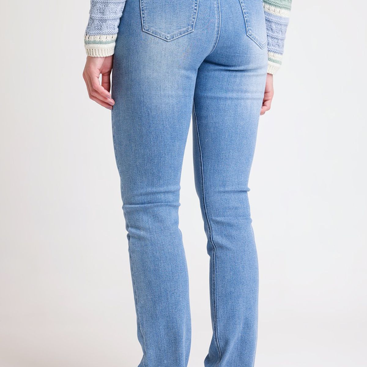 CANADIENNE - Jeans de Mujer Modelo Charlot Color Celeste Canadienne