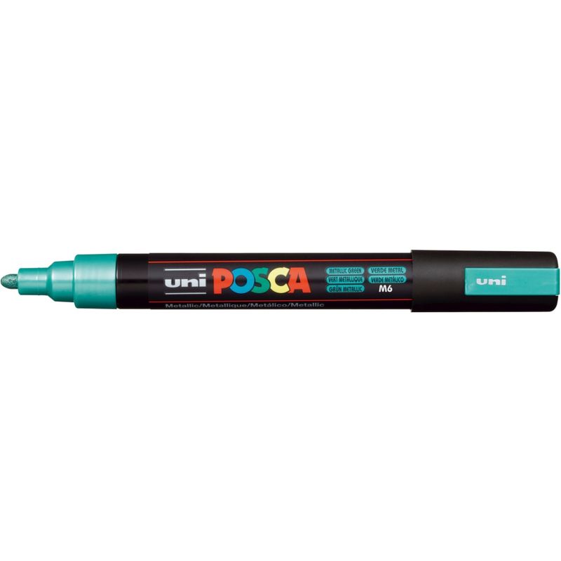 MITSUBISHI - Marcador Acrilico Posca PC-5M Verde Metalico