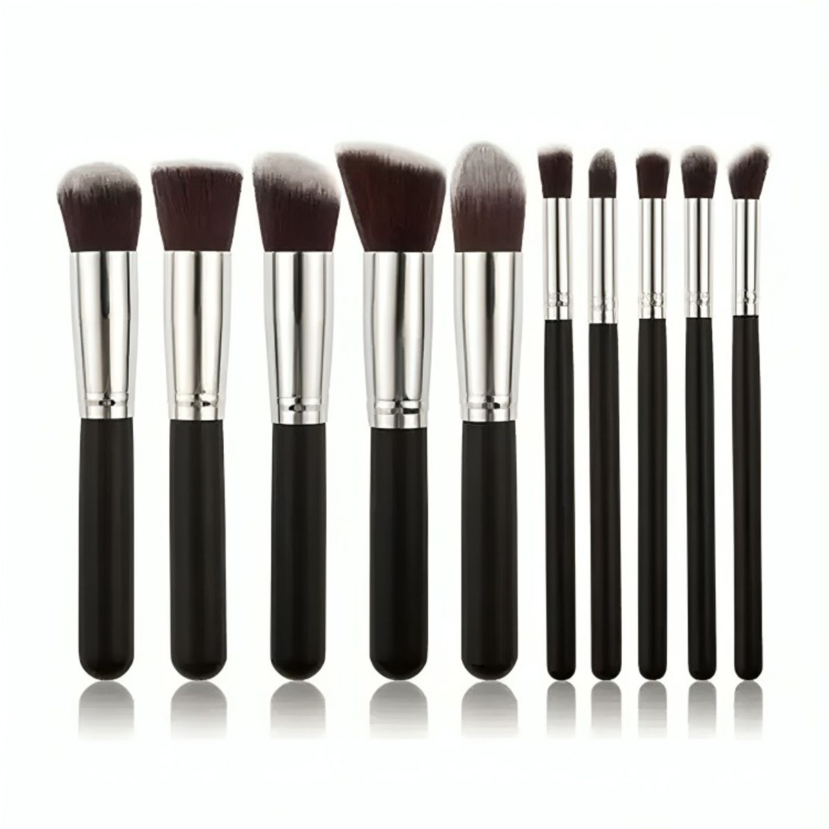OEM - Set Brochas Maquillaje Profesional  negro