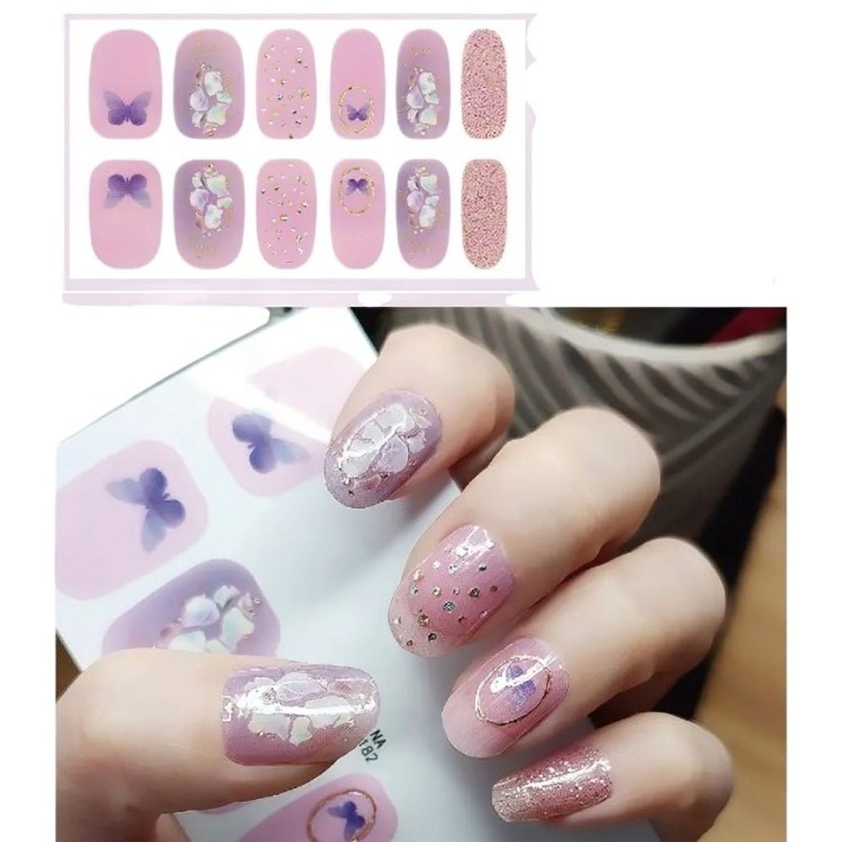 OEM - Stickers Pegatinas 3D Para Uñas