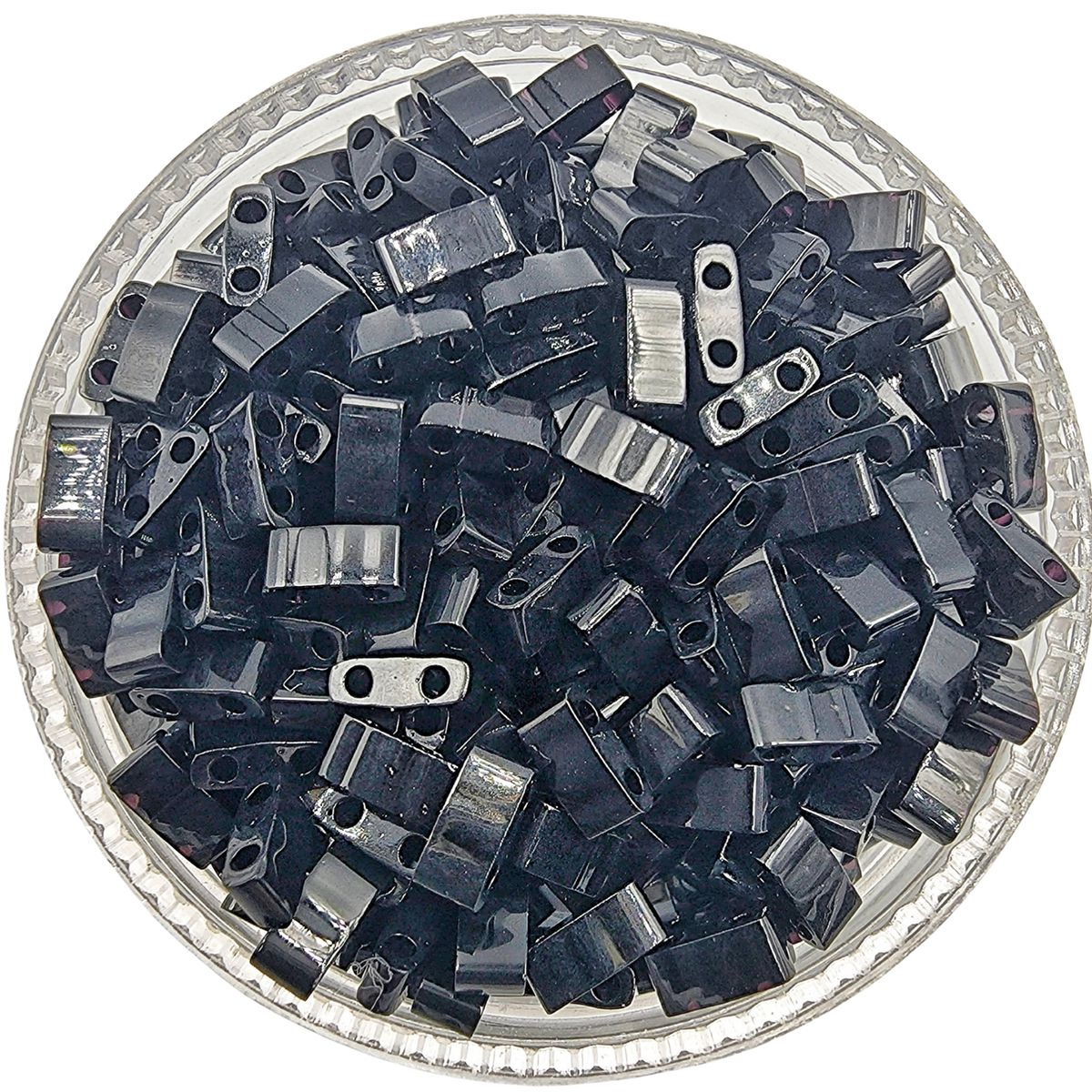 GENERICO - Medias Tilas de 2.5mm Miyuki 10gr - Negro