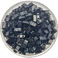 GENERICO - Medias Tilas de 2.5mm Miyuki 10gr - Negro