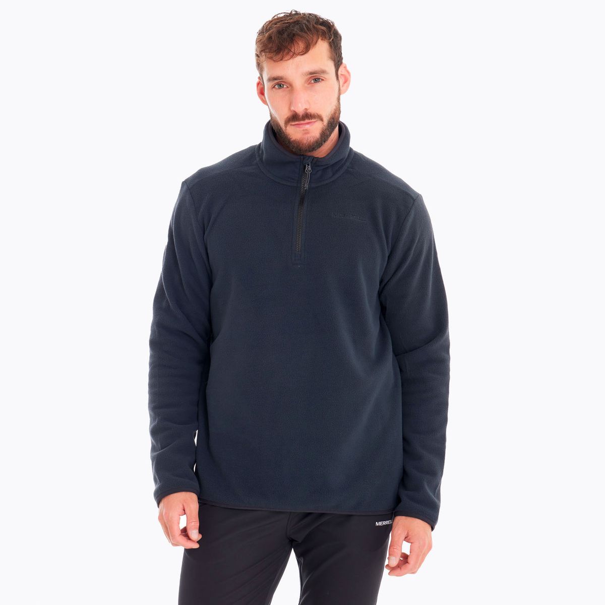 MERRELL - Polar Hombre Terrain 1/4 Zip Negro MERRELL