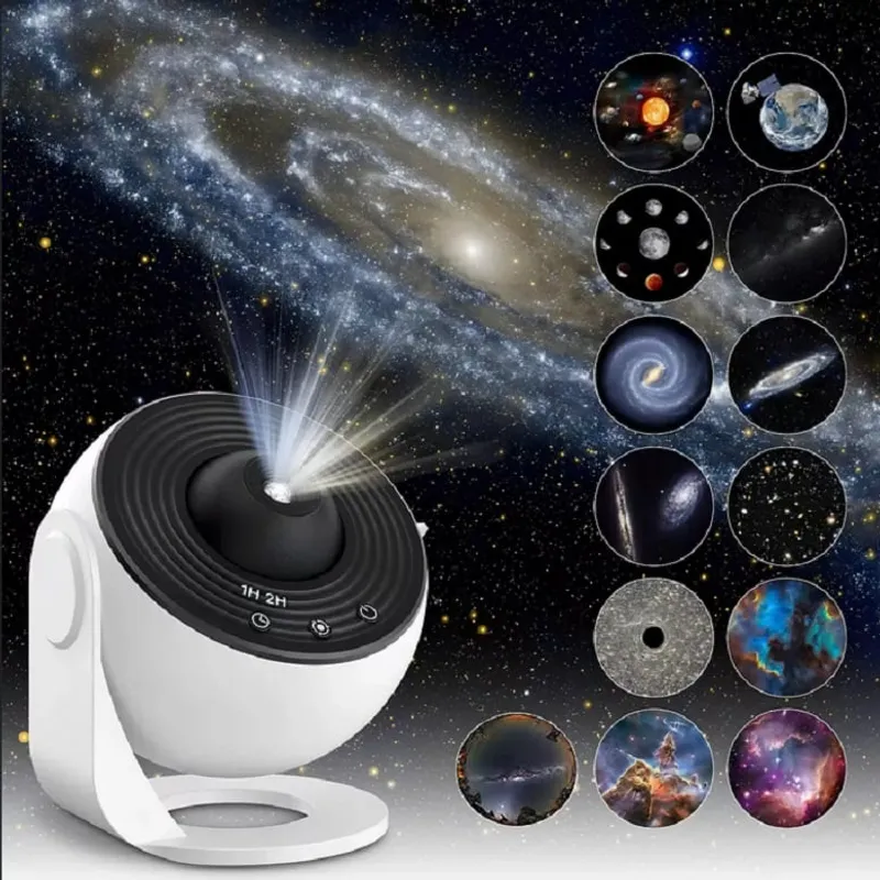 GENERICO - Proyector De Estrellas Luz Nocturna Estructura Blanca