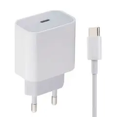 QIHANG - Cargador Con Cable Tipo C Usb C Carga Rápida Teléfono PD 20w