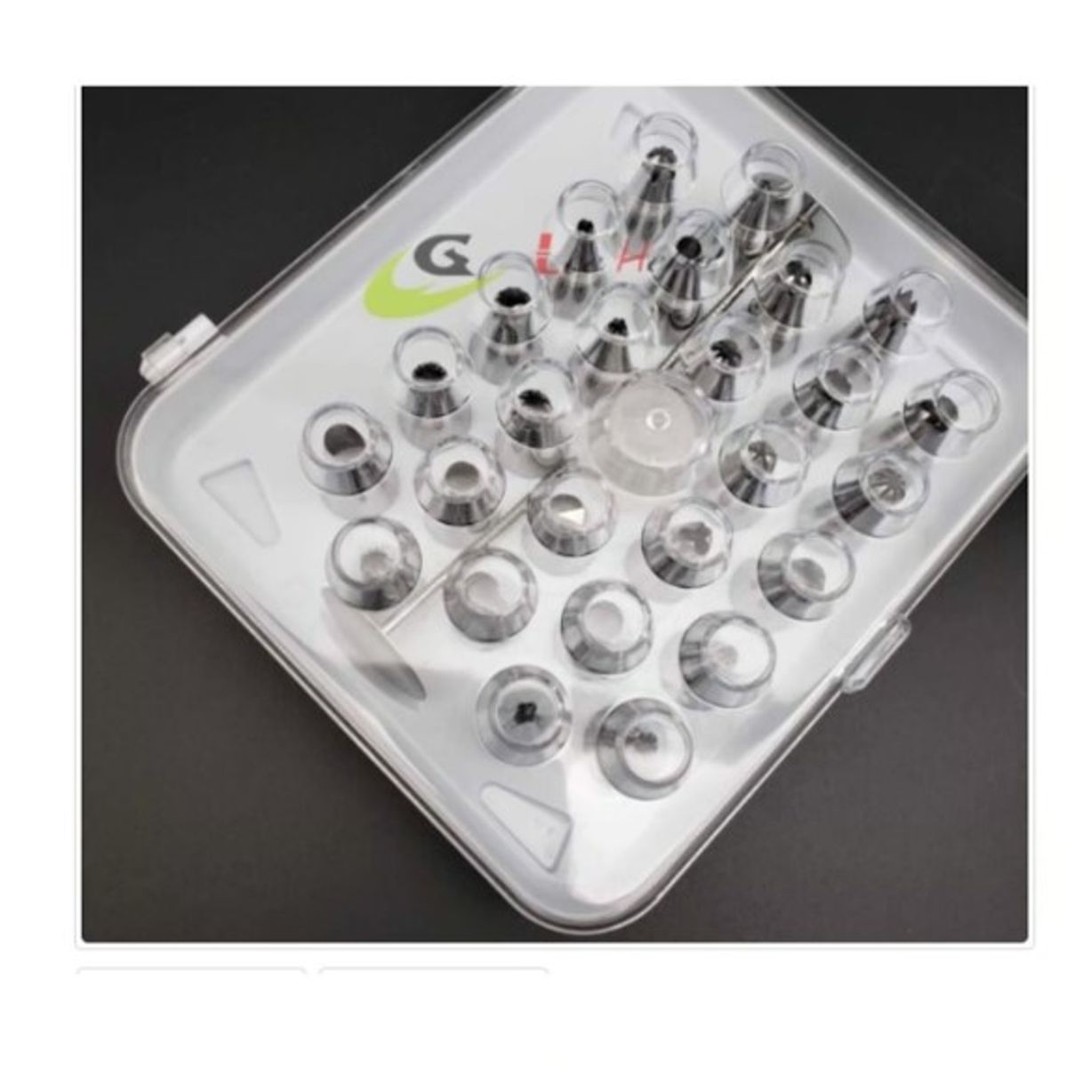 GENERICO - Set De 29 Boquillas Con Estuche De Plastico Reposteria