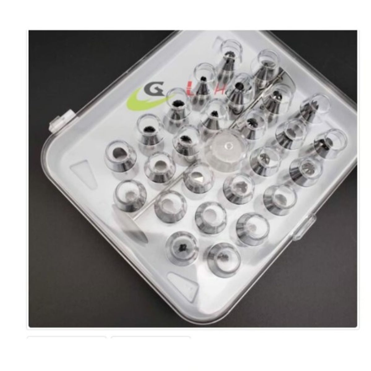 GENERICO - Set De 29 Boquillas Con Estuche De Plastico Reposteria