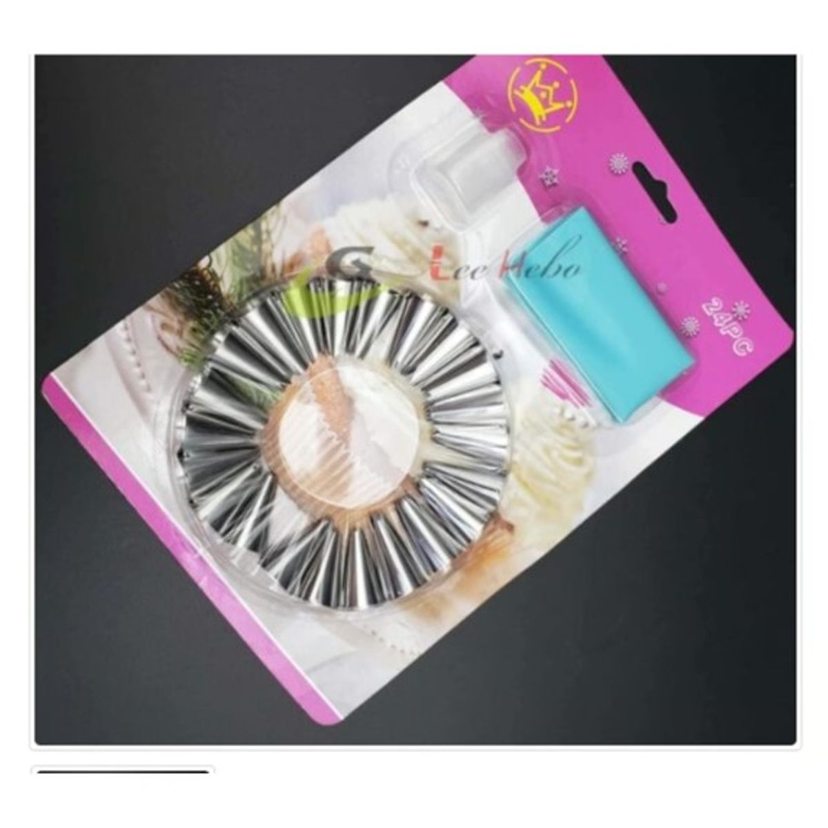 GENERICO - Decorador Manga De Pastel 24Pcs Boquillas Reposteria