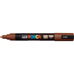 MITSUBISHI - Marcador Acrilico Posca PC-5M Cafe