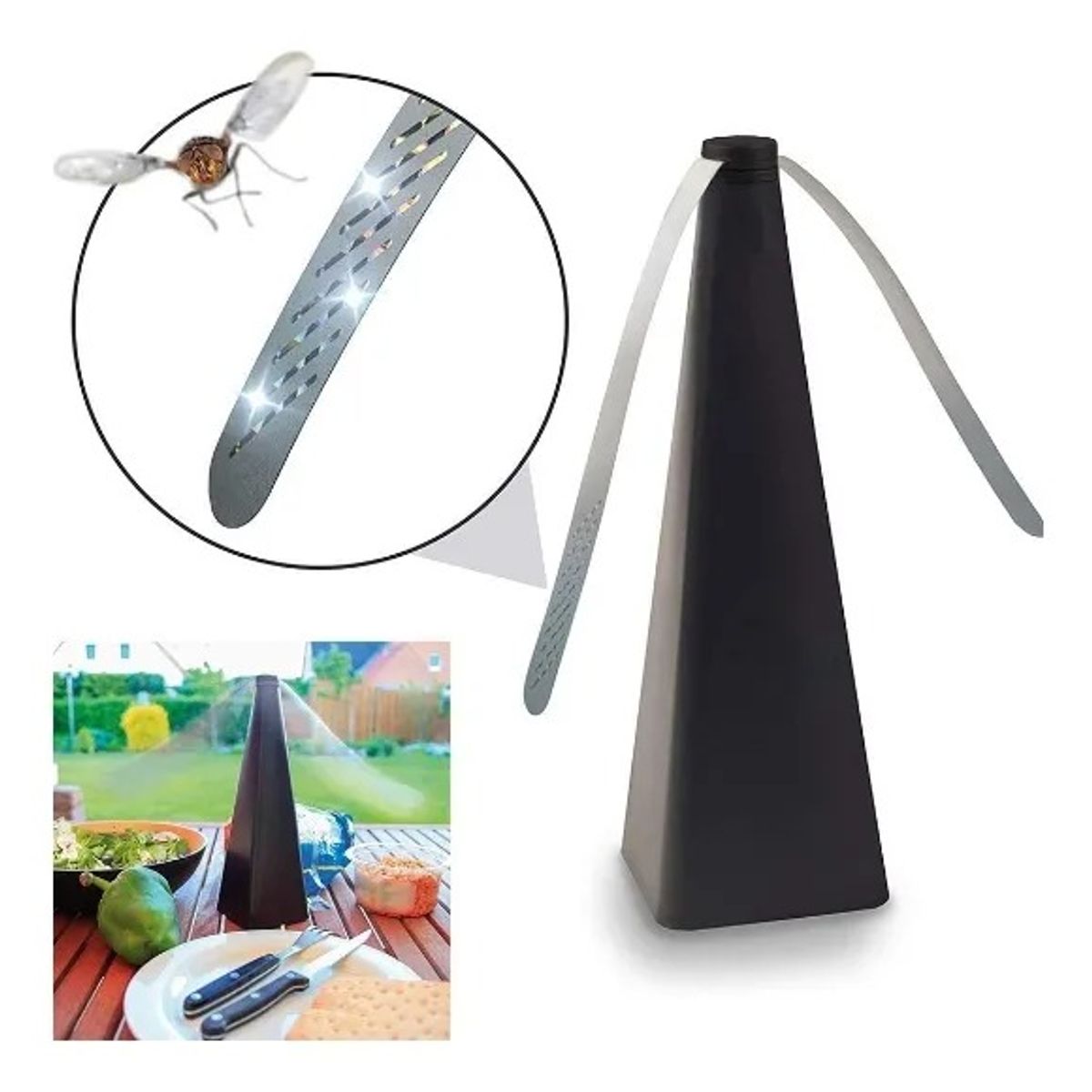 GENERICO - Espanta Moscas Repelente Mosquitos Bichos Abejas Ventilador