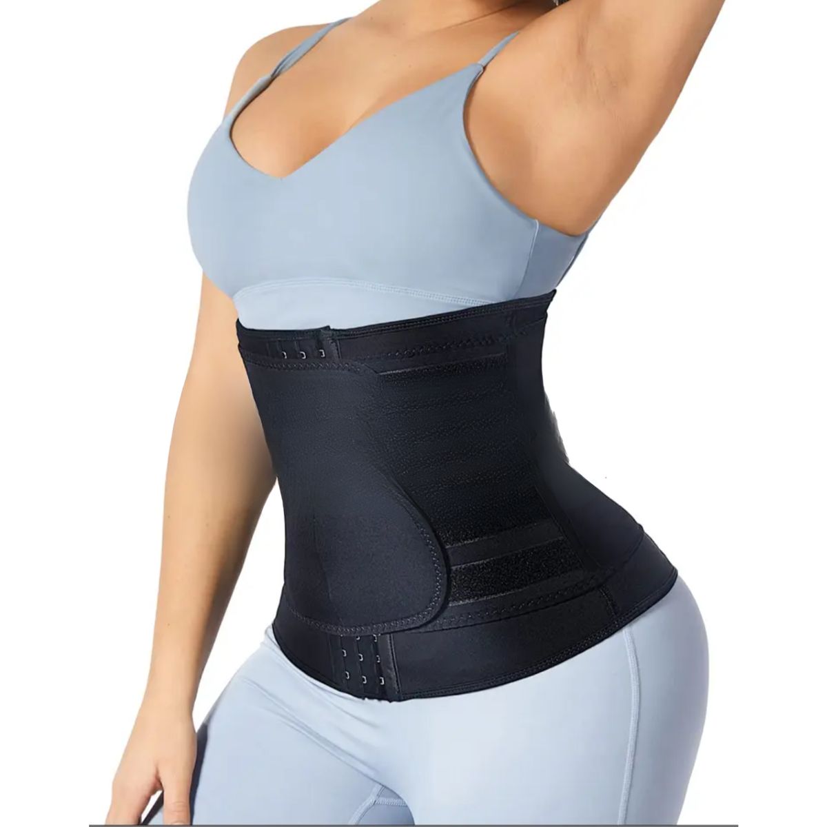 GENERICO - Faja modeladora, Reductora  de Cintura y Abdomen negra  L