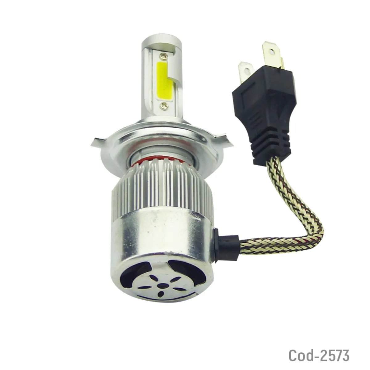 AMPOLLETA KIT LED H-4 MODC6 36W 3800LM CON VENTILADOR, marca OEM - Foto 2