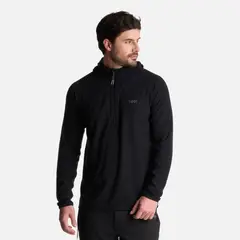 LIPPI - Polerón Hombre Jacaranda Nano-F 14 Zip Hoody Negro