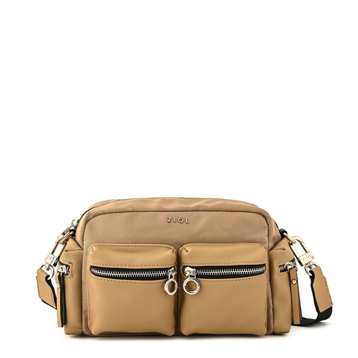 ZIOL - Cartera bandolera valery pequeña taupe