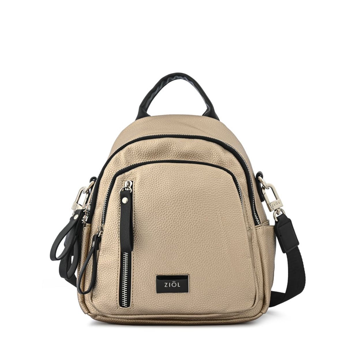 ZIOL - Mochila dublin pequeña dorado medio