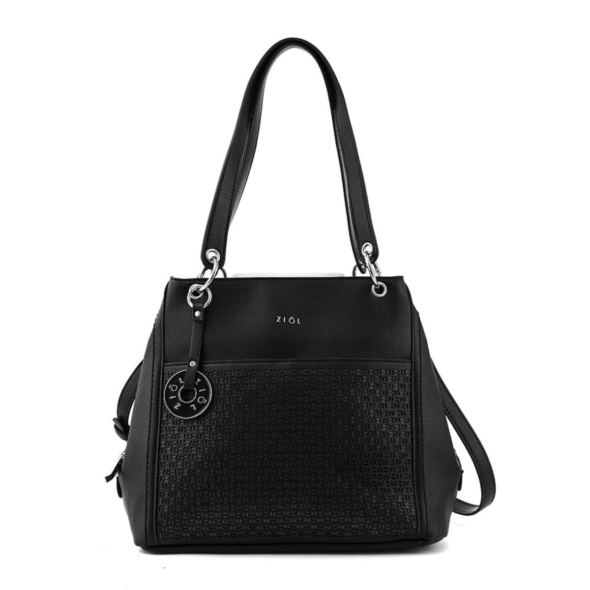 ZIOL - Cartera tote tres divisiones asturias grande negro