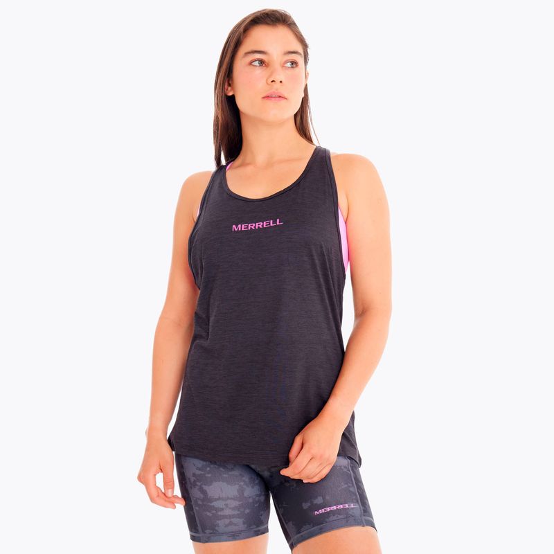 MERRELL - Polera Mujer Trail Running Edic Skyfire Negro MERRELL