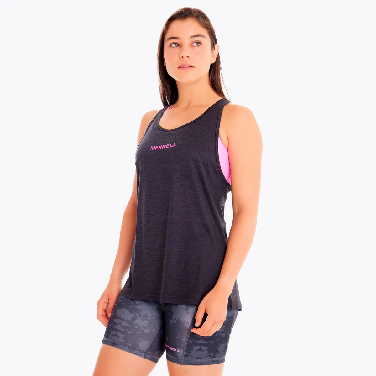 MERRELL - Polera Mujer Trail Running Edic Skyfire Negro MERRELL