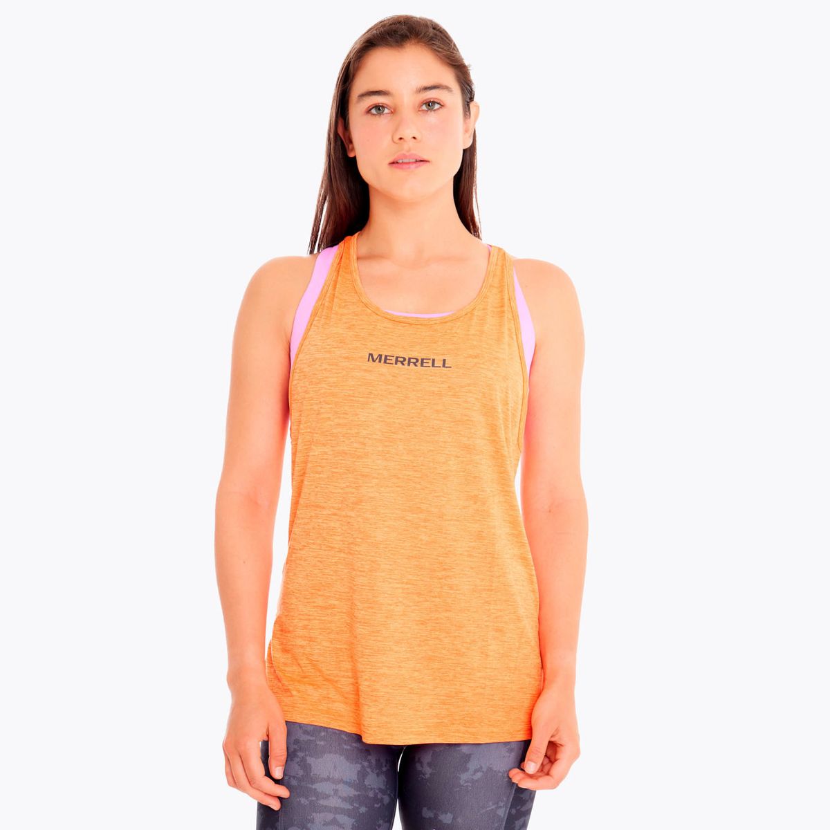 MERRELL - Polera Mujer Trail Running Edic Skyfire Naranjo MERRELL