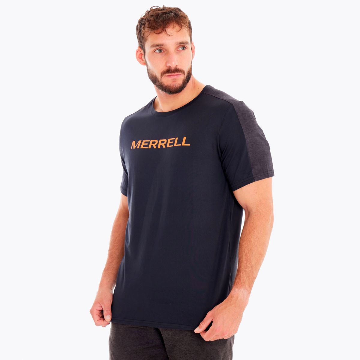 MERRELL - Polera Hombre Trail Running Edic Skyfire Negro MERRELL