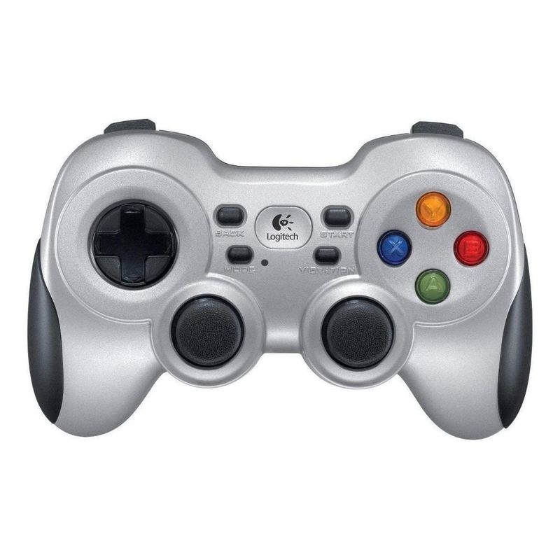 LOGITECH - Control Joystick Inalámbrico Logitech F710 Plata Y Negro