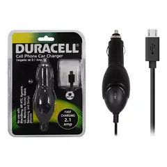 DURACELL - CARGADOR AUTO MICRO USB 21A DU5272