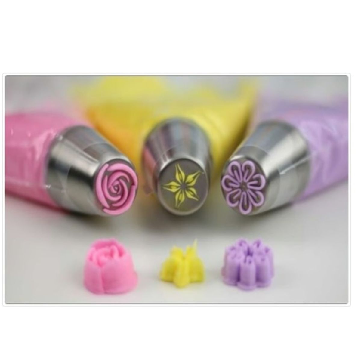 GENERICO - Boquilla De Flores “P” Set 10 Unidades Reposteria