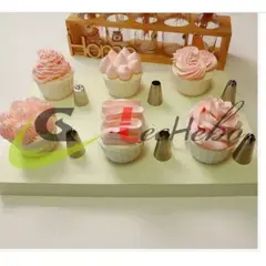 GENERICO - Boquilla “M” Set 10 Unidades Para Reposteria