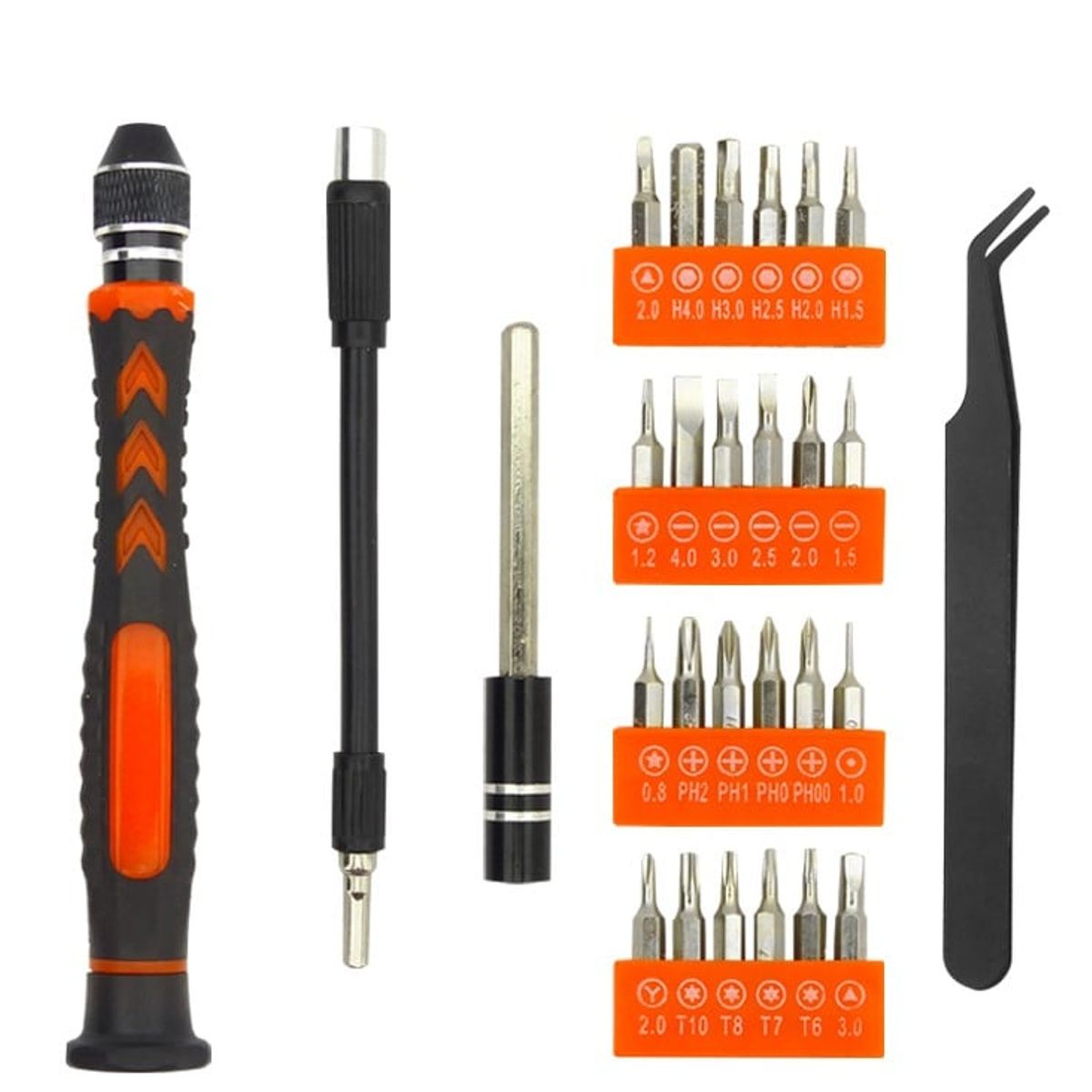 GENERICO - DESTORNILLADOR MULTIFUNCION 28 EN 1 YINDON  PVC