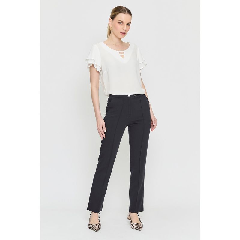 ASH - Pantalon Negro Mujer Ash
