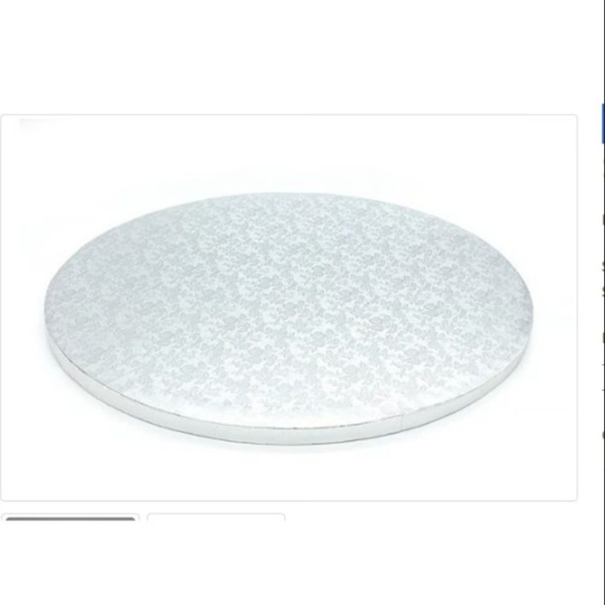 GENERICO - Base De Plumavit PTorta 25cm10in Redonda